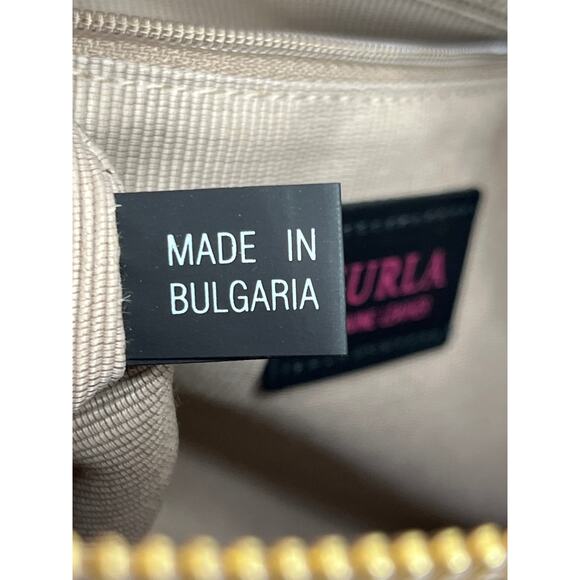 Furla Pebbled Leather Hobo Bag in Sabbia Taupe with Chain Strap and Dust Bag - Picture 4 of 15